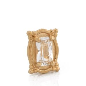 Megan Thorne “Picture Frame” Flat Back Earring 18k